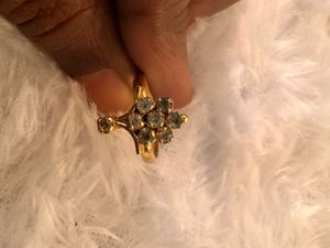 Gold Tone Statement Ring