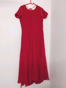 Elegant Magenta Anarkali Gown