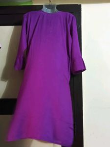 Purple Embroidered Tunic