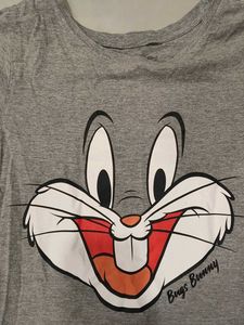Grey Bugs Bunny T-Shirt Dress