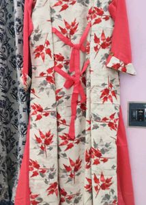 Umbrella Cut Kurta With Jacket