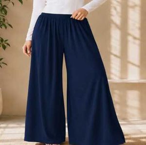 Navy Blue Palazzo Pants