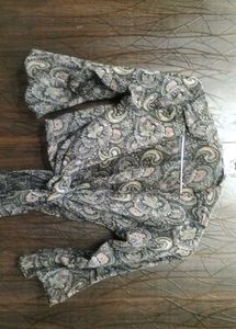 Elegant Paisley Print Kurta
