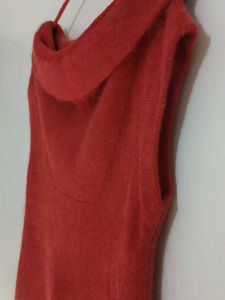 Red Off shoulder Dress