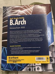 Arihant B.Arch Entrance Exam Guide 2023