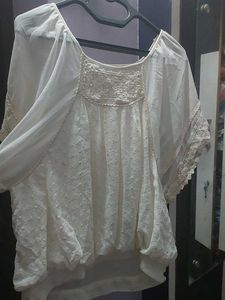 Boho Embroidered Top