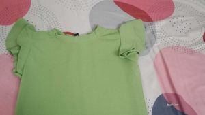 Cute Green Striped T-Shirt