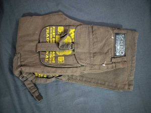 Cargo Pants with Yellow Print