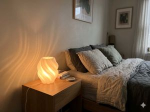 Custom Modern Spiral Lamp | Aesthetic Warm Desk &amp;