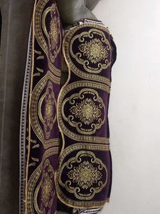 Beautiful Embroidered Purple sofa cover set