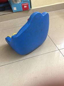 Blue Baby Swing Set