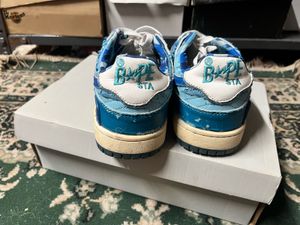BAPE STA Low Blue Camo Sneakers
