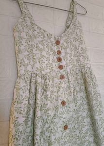 Floral Button-Down Midi Dress