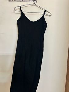 Classic Black Spaghetti Strap Dress