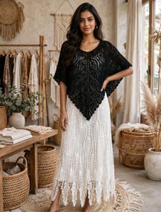 Boho Crochet Maxi Dress