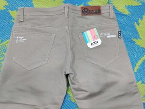 Stylish Beige Slim Fit jeans