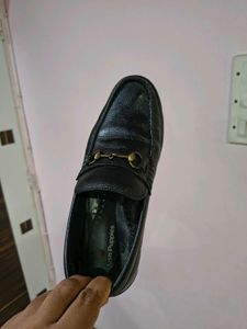 Classic Formal Black Leather Loafers