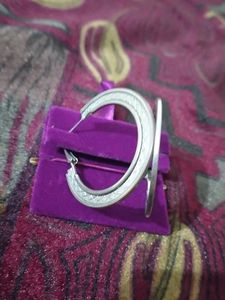 Elegant Silver Hoop Earrings