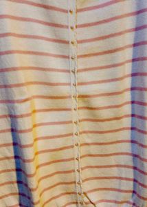 Pink Striped Knit Top