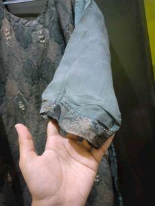 Embroidered jampar salwar with dupatta