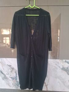 Long Black Cardigan