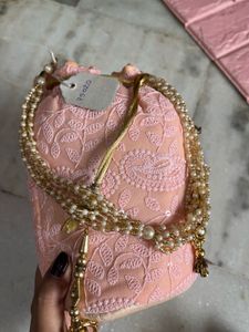 Beautiful Blue Potli Bag