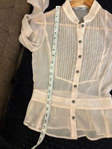 Elegant Sheer Blouse
