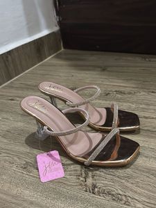 Sparkling Rose Gold Heels