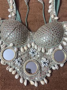 Embellished padded Sea Shell ethic blouse