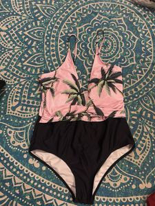 Tropical Palm Tree One-Piece Swimsuit
