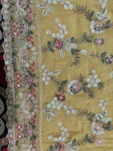 Yellow Embroidered Kurta