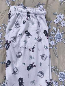 Cute Owl &amp; Bunny Pajama Pants