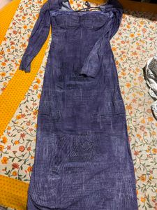 Elegant Purple Maxi Dress