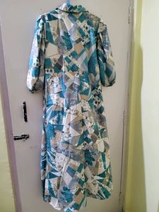 Boutique Design Pleated Dress With Belt
