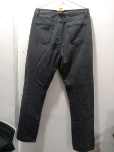 Stylish Charcoal Grey Denim Jeans