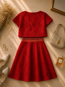 Stunning Red Lace Dress