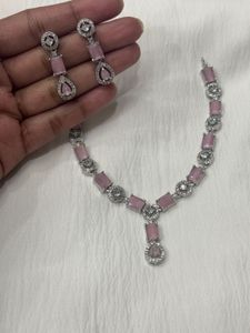 Beautiful Pink Stone Jewelry Set 💖