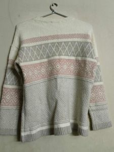 Patterned Knit Sweater