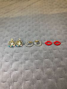 Set Of 3 Earrings