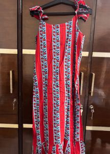 Boho Floral Print Maxi Dress