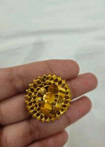 Gold Tone Statement Ring