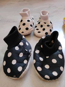 Adorable Baby Booties - Set of Four - Unisex