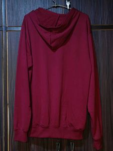 Oversized Maroon Hoodie