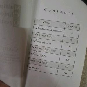 Multiple Choice Questions On Computer Fundamental &amp; Windows, Microsoft Word, Microsoft Excel, Microsoft PowerPoint, Visual Foxpro, Internet &amp; Email Basics Of Computer Knowledge Mcq Book In English