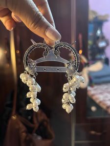 Elegant Pearl Dangle Earrings