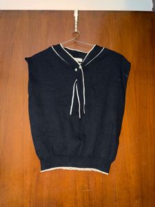 Chic black Sleeveless Top