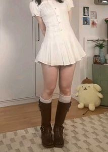 collared y2k dress