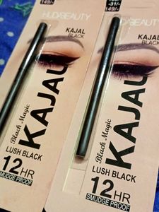 HudaBeauty Kajal Black Eyeliner( Pack of 2)