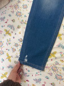 Distressed Denim Jeans