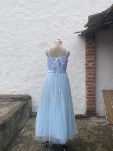 Sky Blue Tulle Gown